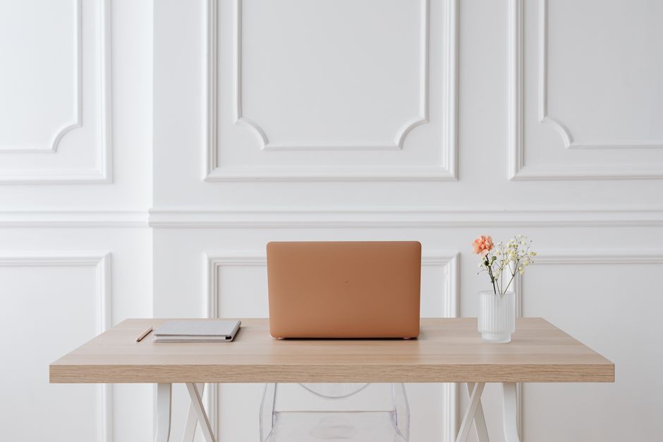 A calm, creative workspace